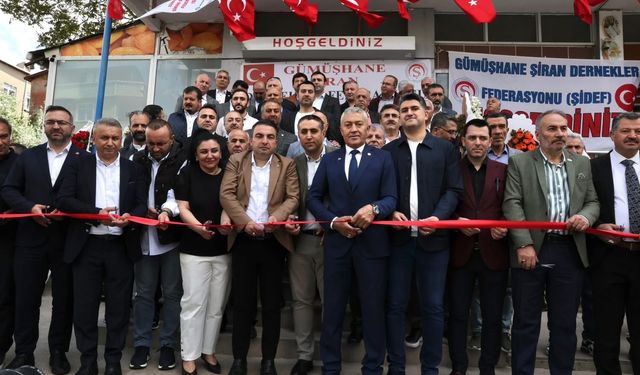 Gümüşhane Şiran Dernekler Federasyonu’nun Genel Merkezi Ataşehir’de Açıldı