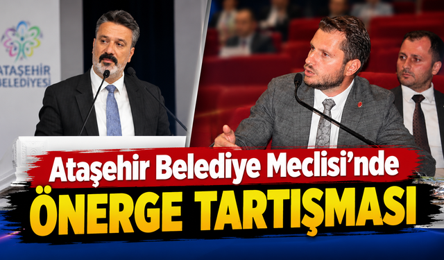 Ataşehir Belediye Meclisi’nde Soru Önergesi Tartışması