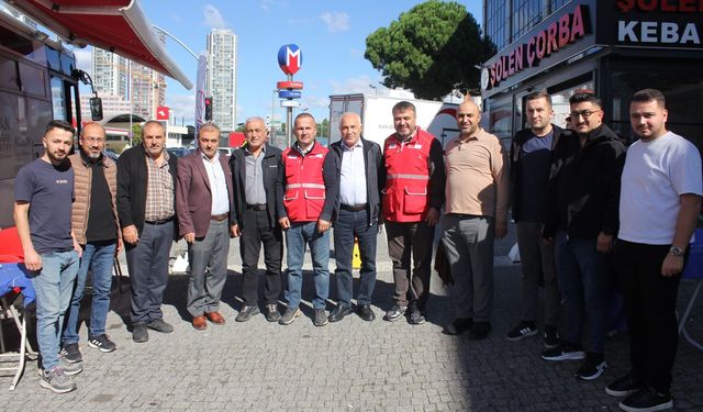 Ataşehir Giresunlular Derneği’nin kan bağışı etkinliğinde 60 ünite kan toplandı
