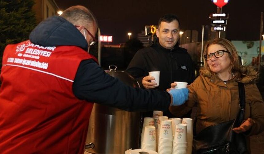 Ataşehirliler güne sıcak çorbayla ısınarak başlıyor!