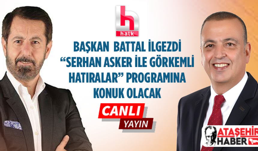 Başkan İlgezdi, Görkemli Hatıralar Programına Konuk Oluyor!
