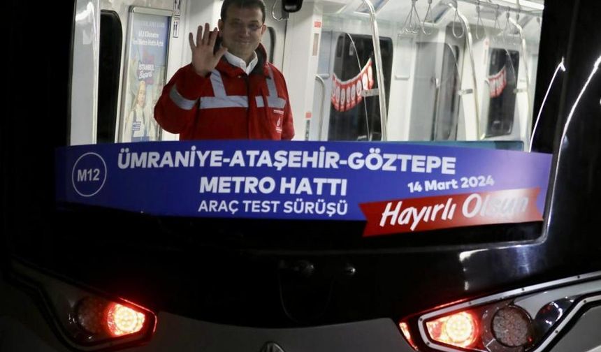 Ümraniye-Ataşehir-Göztepe Metro Hattı’nda ilk test sürüşü gerçekleşti
