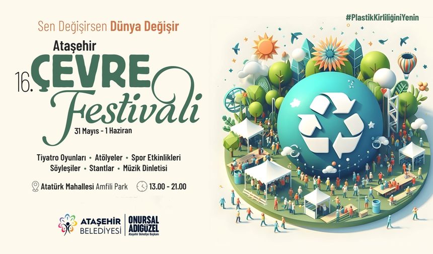 Ataşehir'de çevre festivali için geri sayım başladı