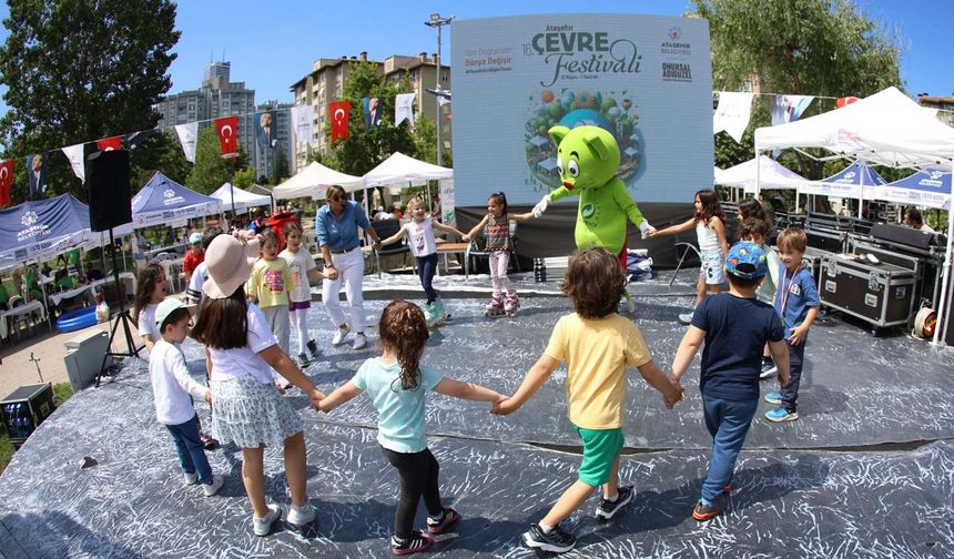 Ataşehir Çevre Festivali ile Çevre'nin önemine bu yılda dikkat çekildi