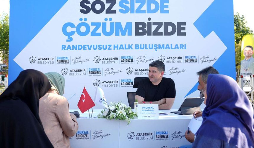 Ferhatpaşa'da randevusuz halk buluşmaları gerçekleşti