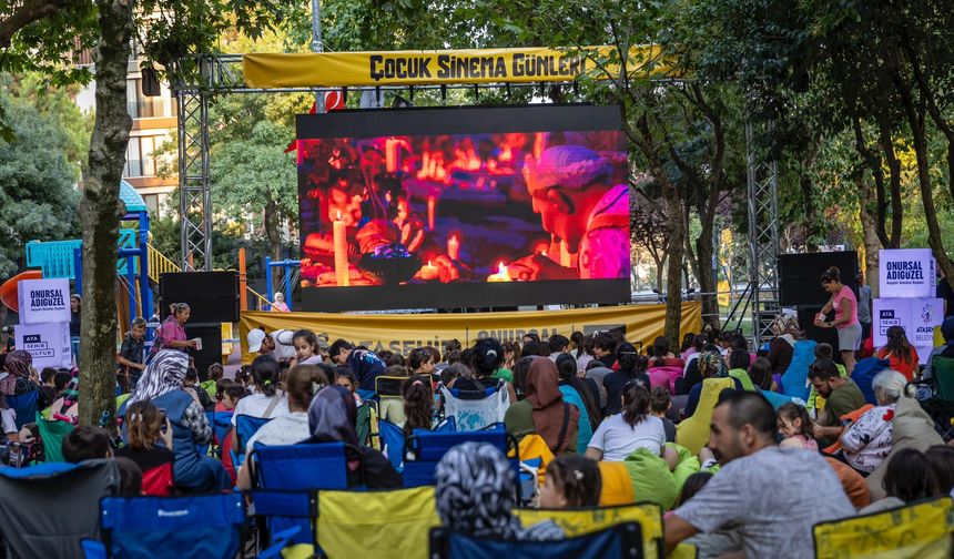 Ataşehir'in parklarında çocuk sinema günleri başlıyor