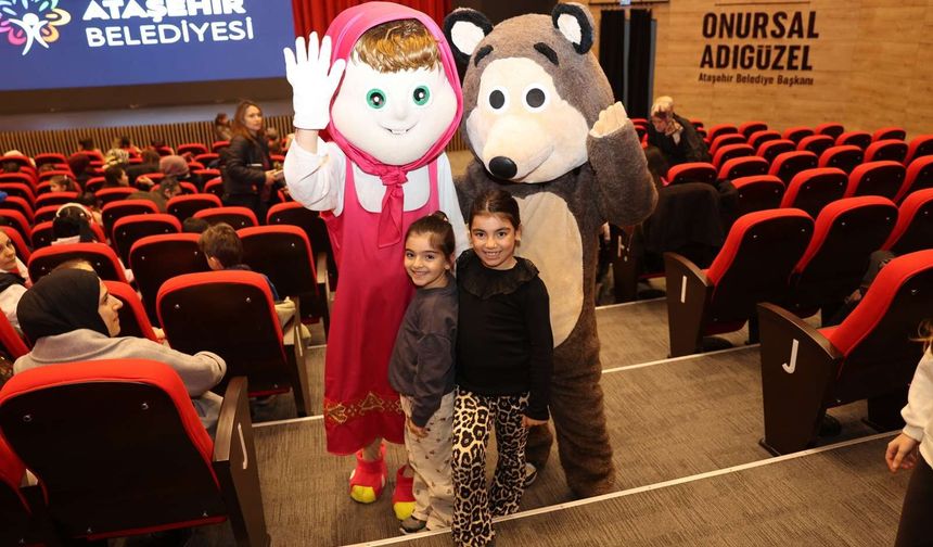 ATAŞEHİR'DE ARA TATİLDE EĞLENCELİ ATÖLYELER DÜZENLENDİ