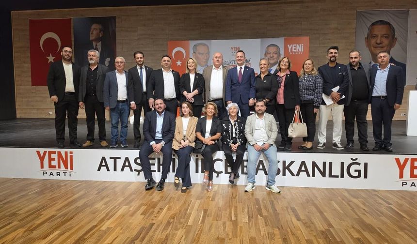 Av. Atakan Anıl Dizdaroğlu yeniden Yeni Parti Ataşehir İlçe Başkanı seçildi