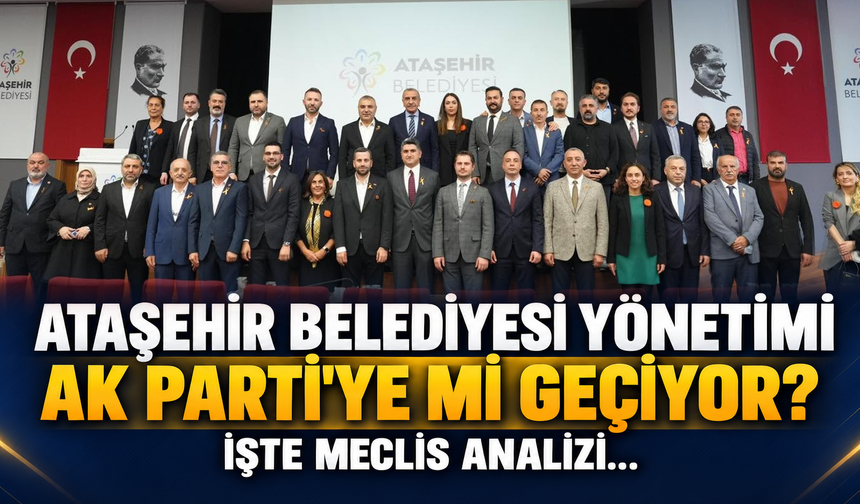 Ataşehir Belediyesi'nde istifalar sonrasında dengeler değişti: Belediye yönetimi AK Parti'ye mi geçiyor...