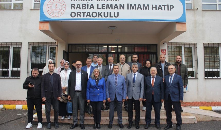 Rabia Leman İmam Hatip Ortaokulu’nda yenilenen mescitler törenle açıldı