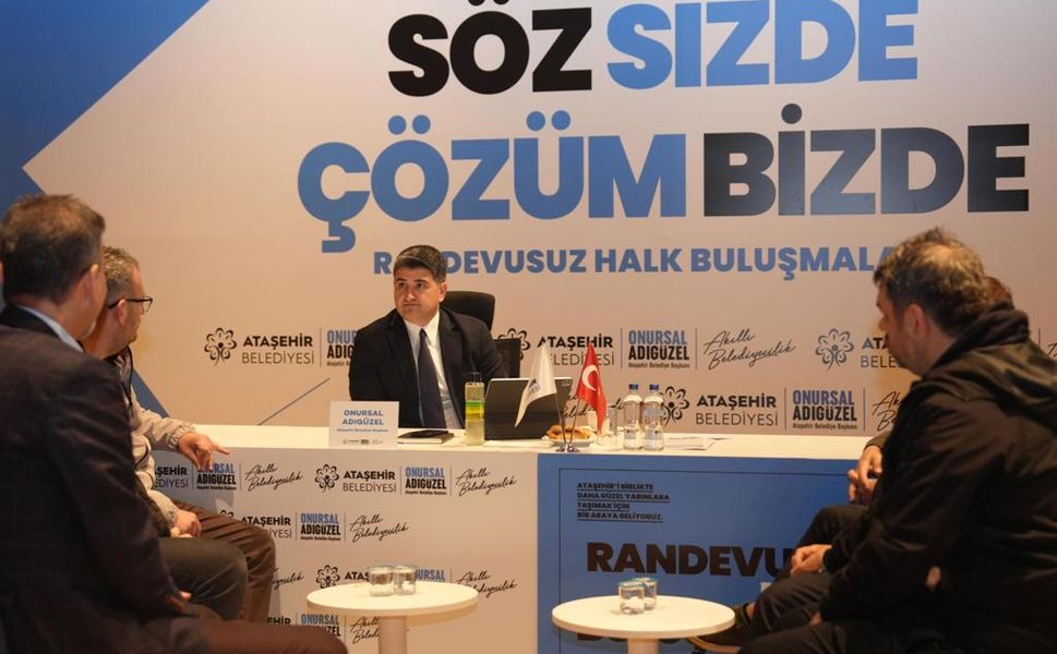 Ataşehir'de randevusuz başkan - halk buluşmalarının üçüncüsü gerçekleşti
