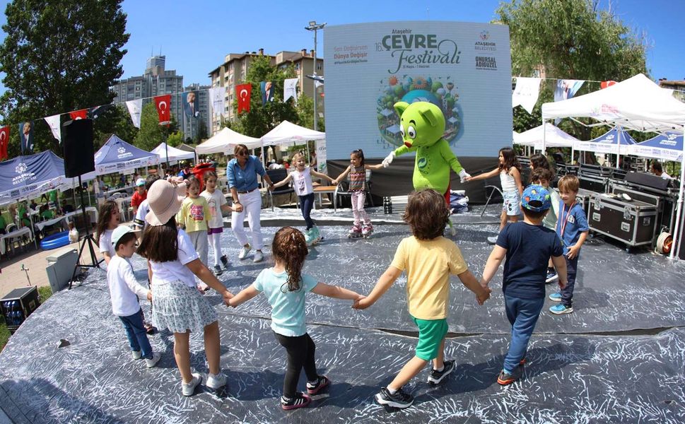 Ataşehir Çevre Festivali ile Çevre'nin önemine bu yılda dikkat çekildi